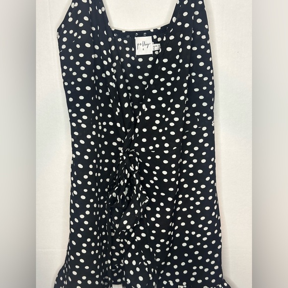 US 8 Polly’s polka dot wrap dress - Picture 3 of 7